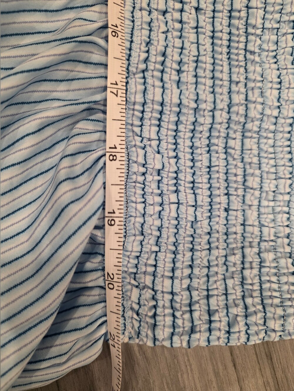 Commense Blue Perfect Beach Smocked Maxi Dress NWT Large - Picture 7 of 8